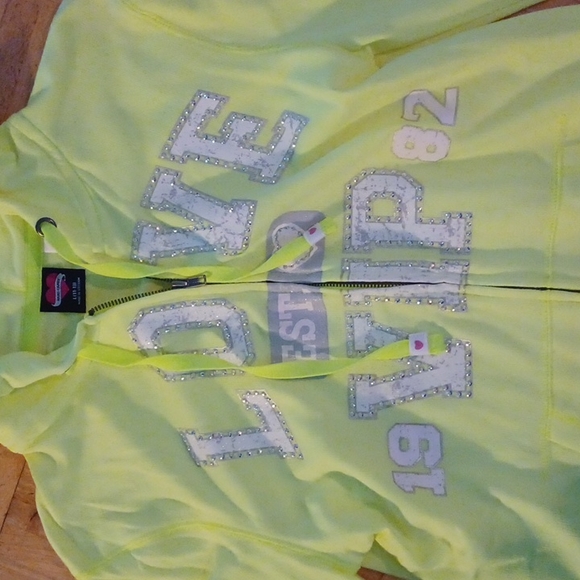 Hoodied jacket Hard Candy juniors large  11-13 - Picture 2 of 3